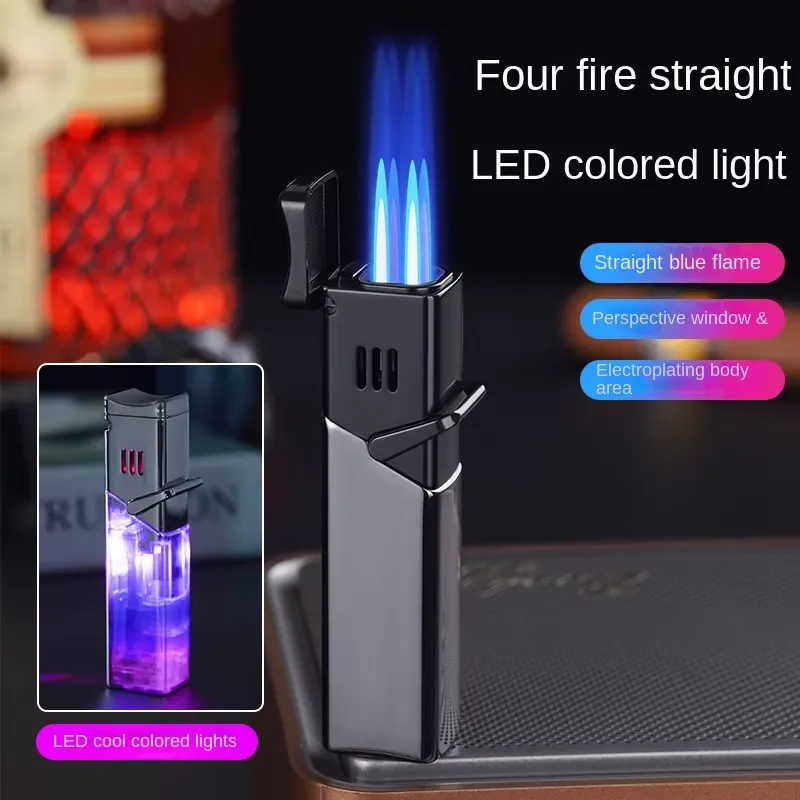 Electronics And Gadgets With A - Metal Windproof Cigar Lighter Jet Flame