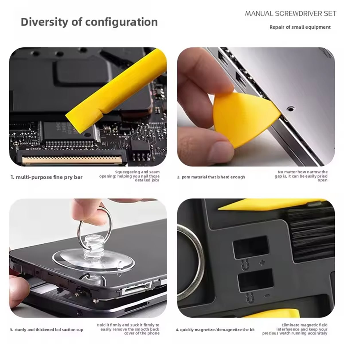 Electronics Repair Gadgets - 58-in-1 Precise Screwdriver Set - Multi-Functional
