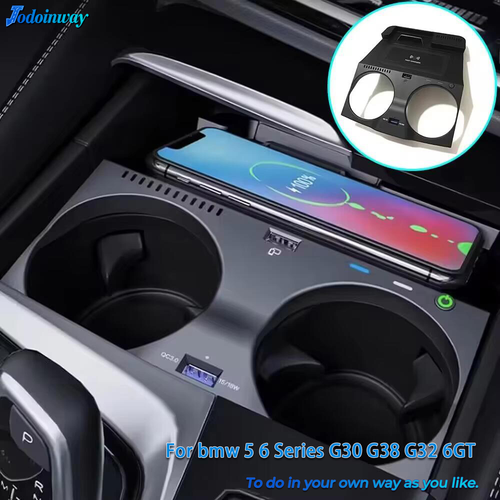 Wireless Phone Charger Pad - Car Phone Holder Wireless Charger for