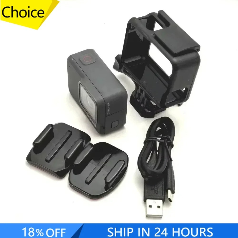 Action Camera 4K - Original For GoPro Hero 7 silver