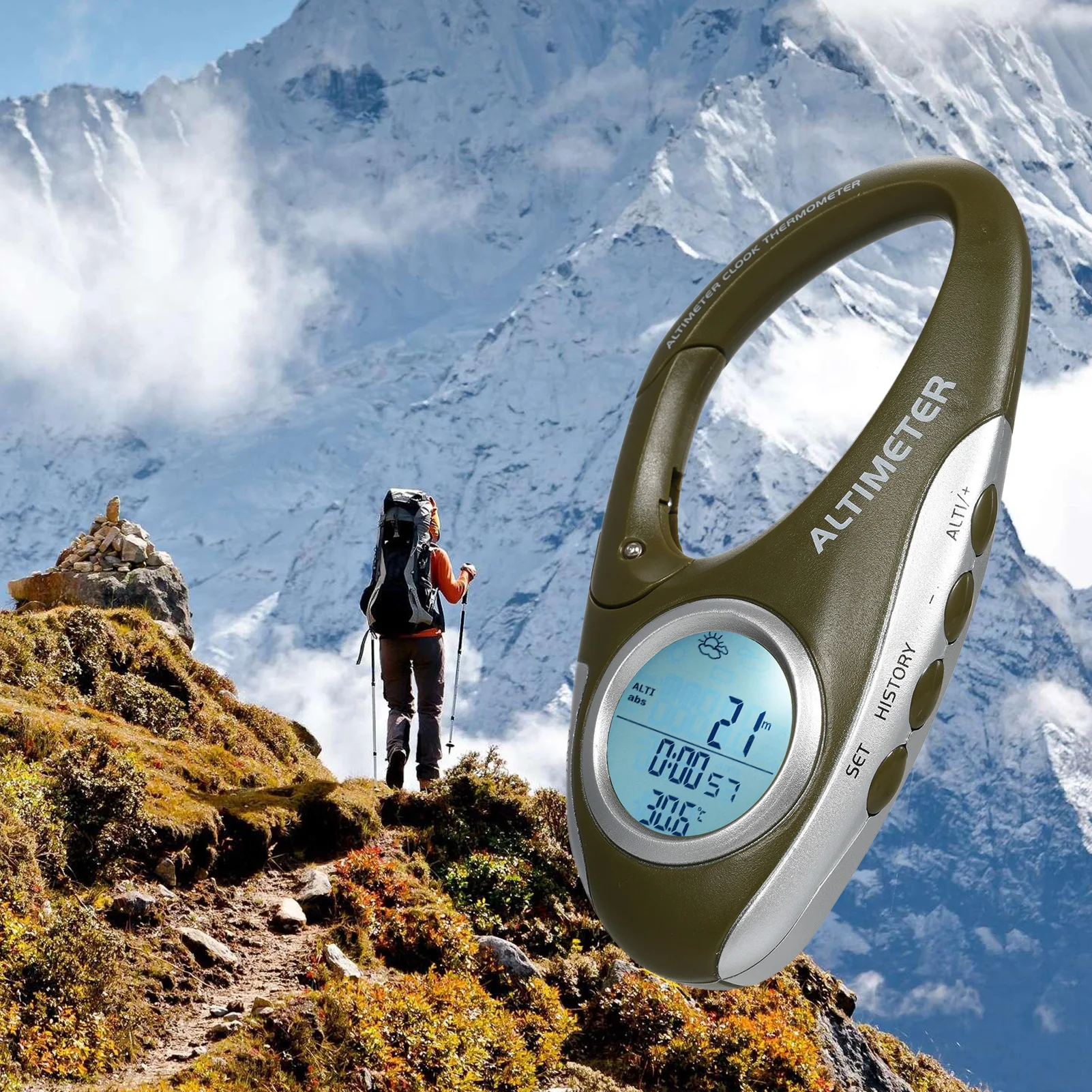 Electronic Altimeter Carabiner - Electronics And Gadgets Ce 评论和价格