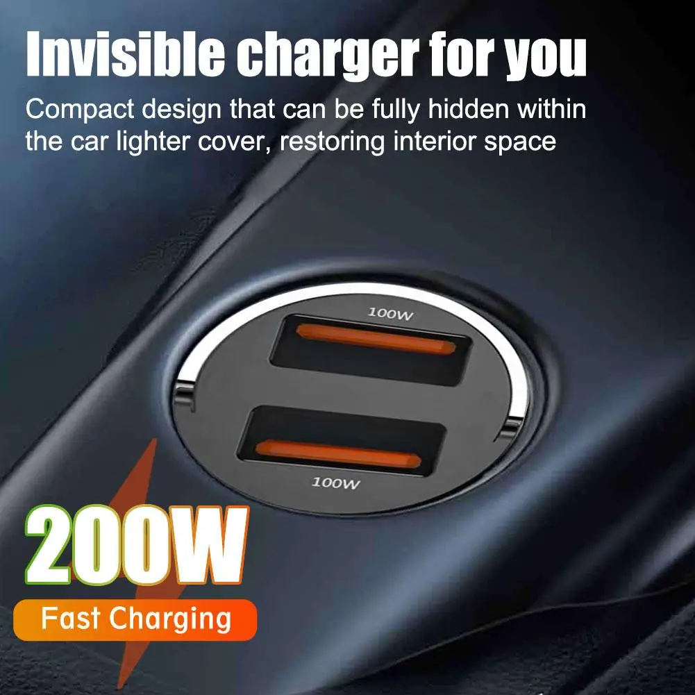 100/200W Car Charger Lighter P - Mini Electronics Gadgets 评论和价格