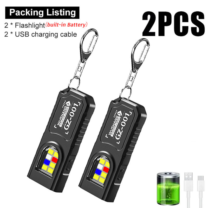Multifunctional Keychain Flash - Mini Electronics Gadgets 评论和价格