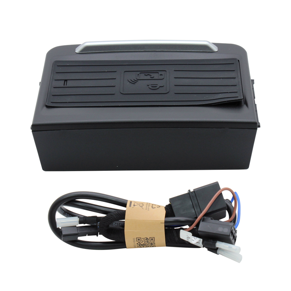 Car Console Storage Box Phone  - Wireless Phone Charger Pad 评论和价格
