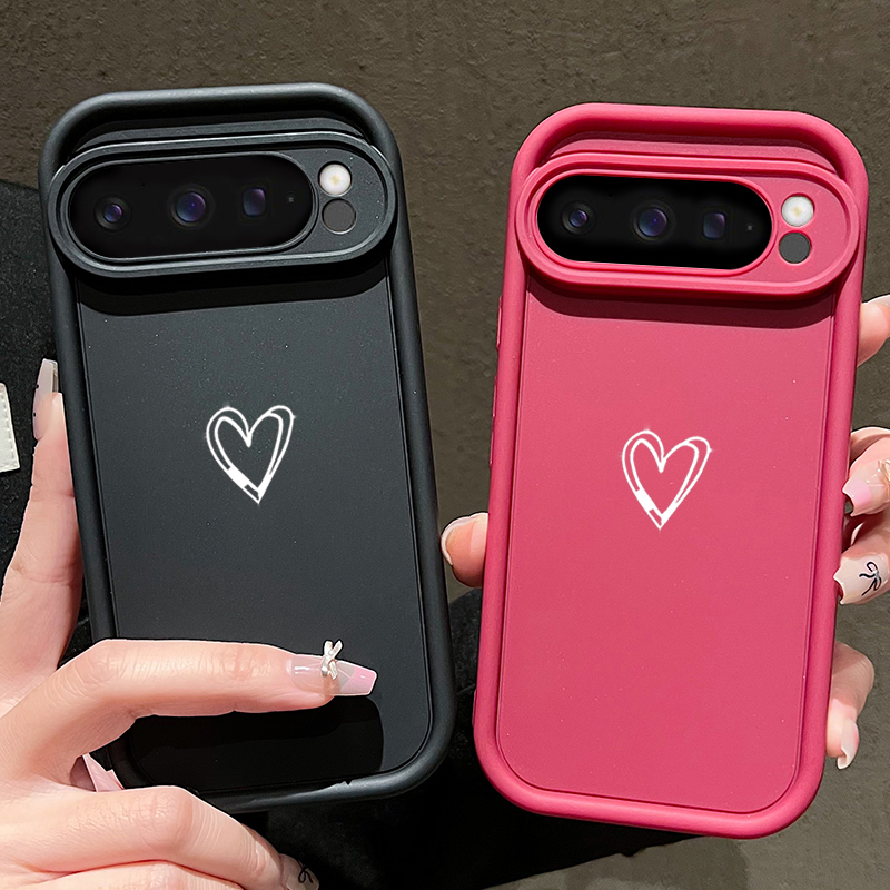 Simple Love Pattern Soft Case  - Google Pixel 8A 评论和价格