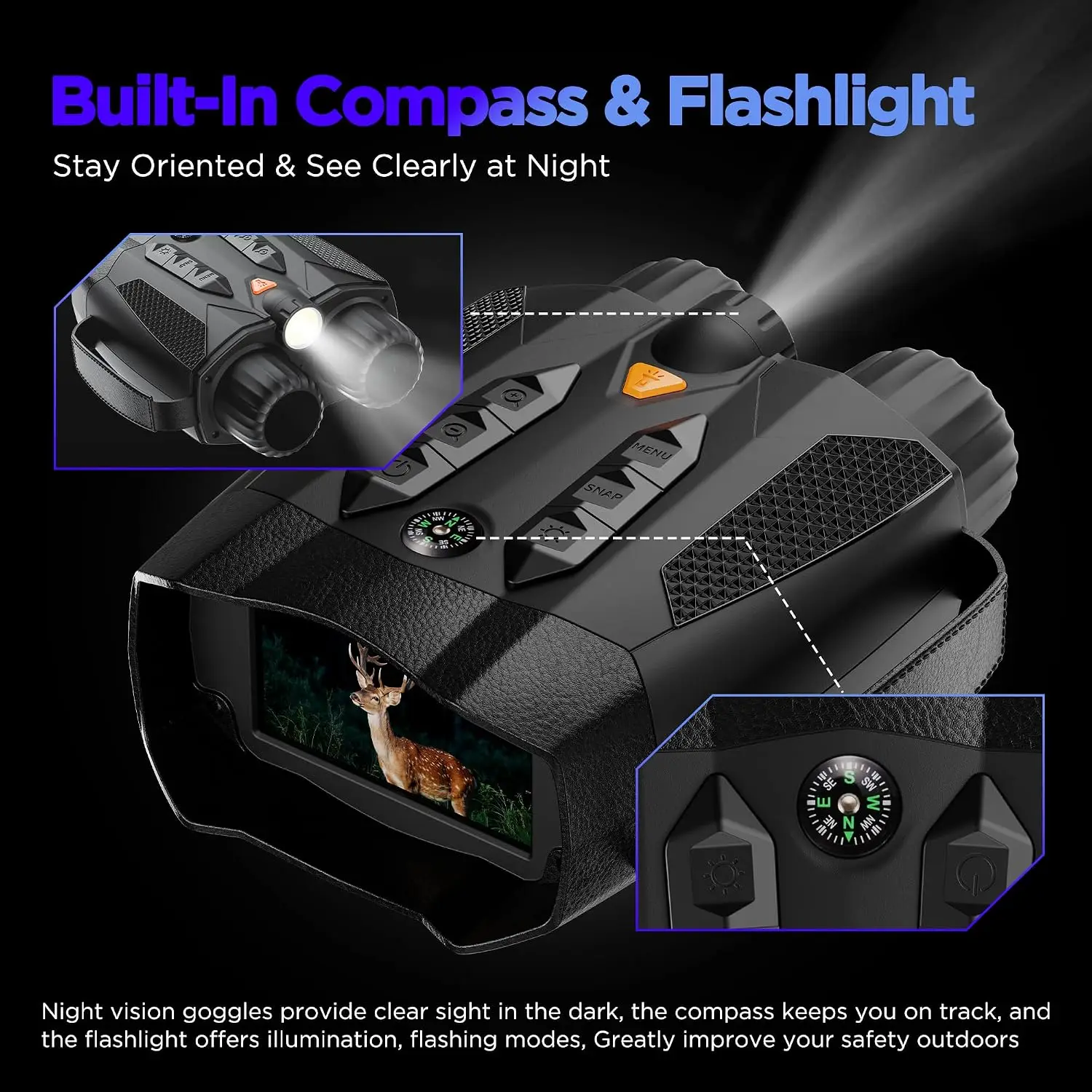 Night Vision Goggles for Adult - Cool Electronics Gadgets For Men 评论和价格