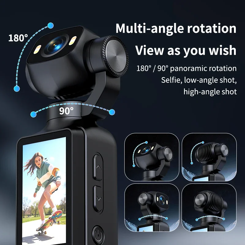 Lenovo 4K Handheld Gimbal Acti - Action Camera 4K 评论和价格