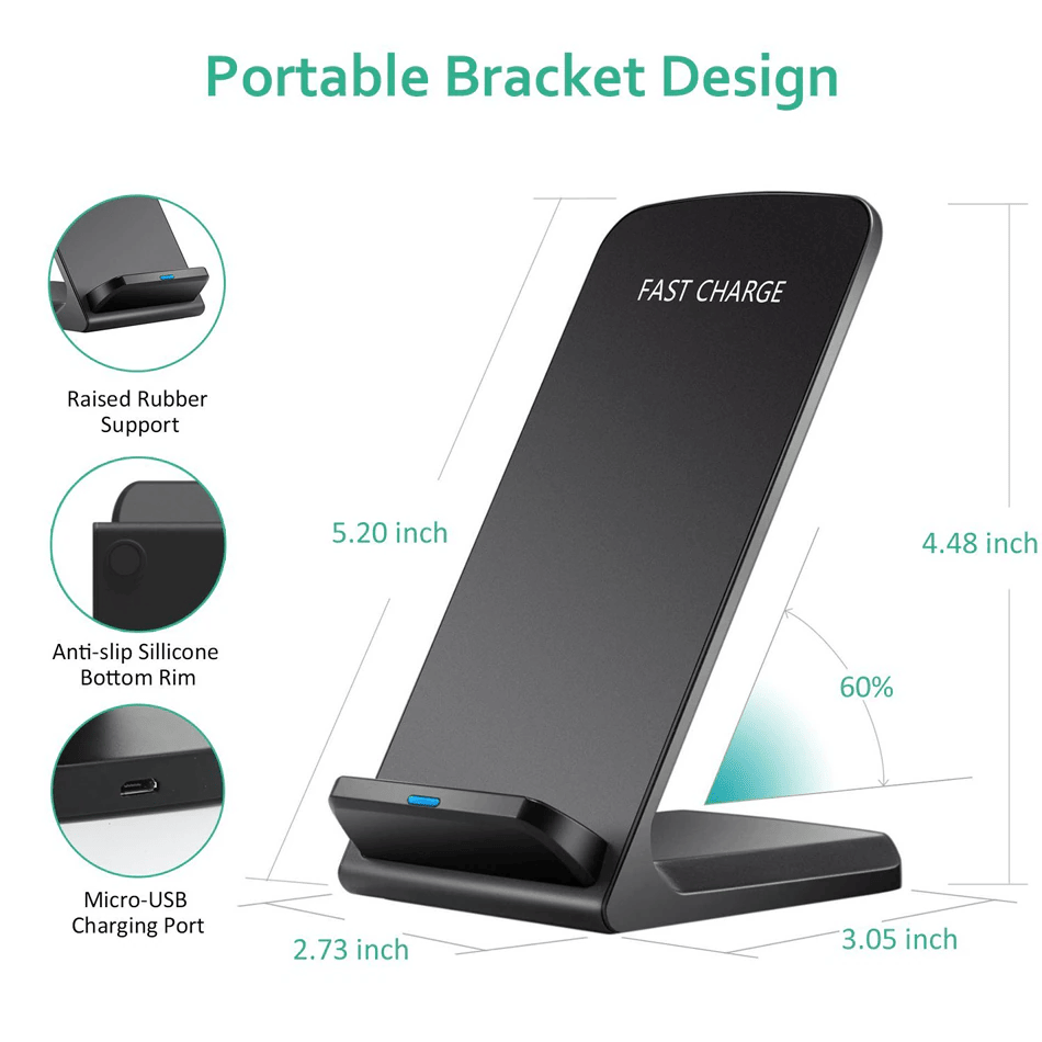 Qi Wireless Fast Charger Charg - Wireless Phone Charger Pad 评论和价格