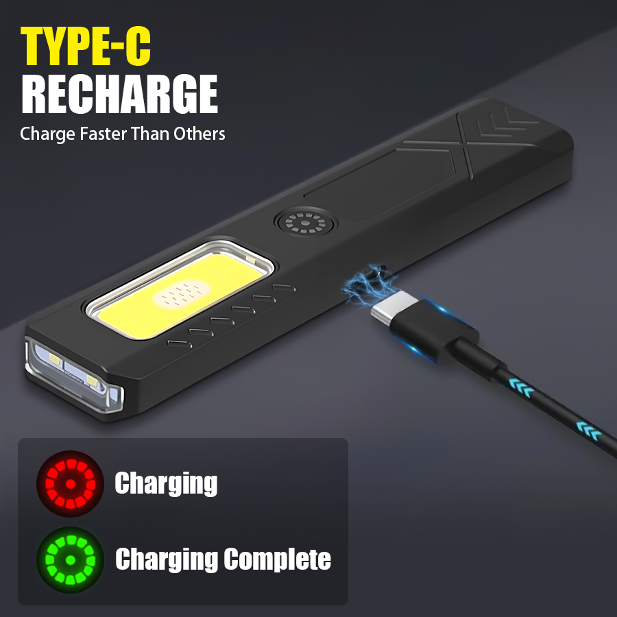 LED Hat Clip Flashlight USB-C  - Mini Electronics Gadgets 评论和价格