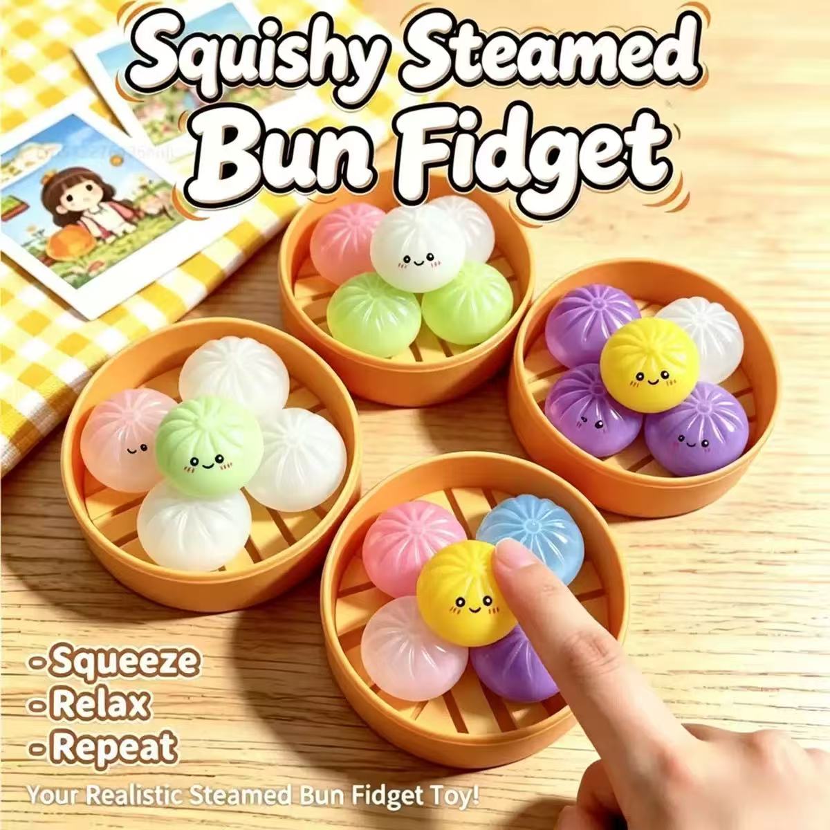 5Pcs Mini Dumplings with Steam - Electronics Latest Gadgets 评论和价格