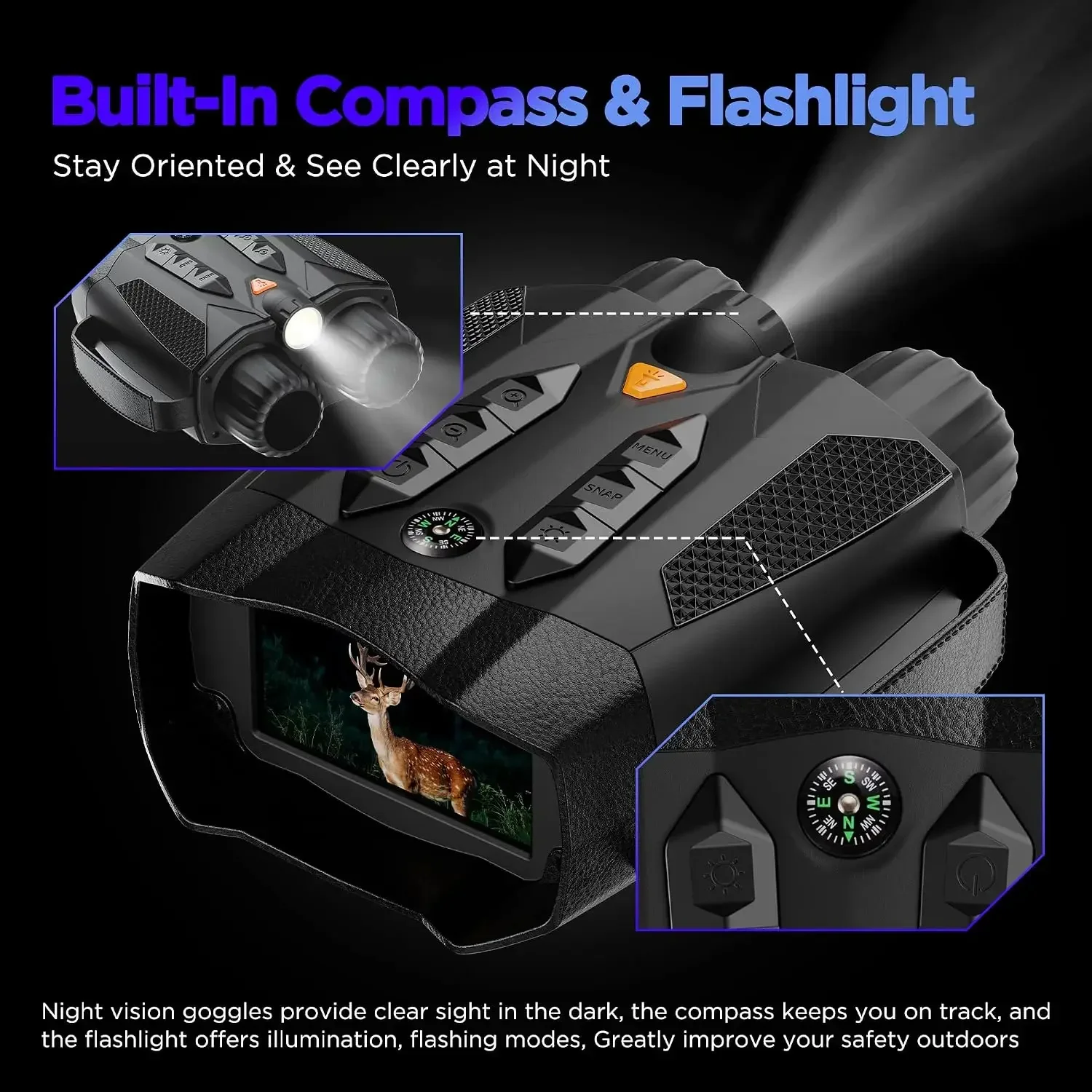Night Vision Goggles for Adult - Cool Electronics Gadgets For Men 评论和价格