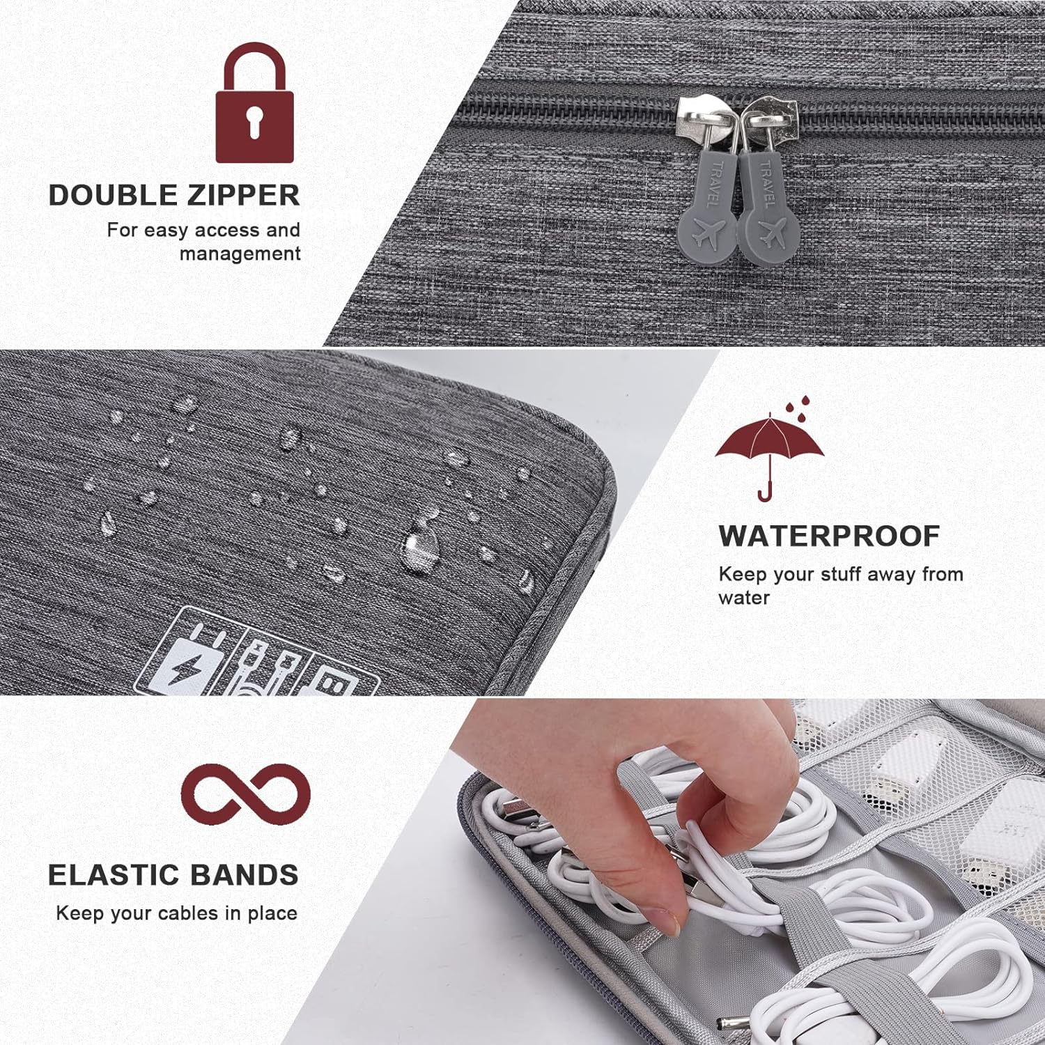 Portable Digital Storage Bag U - Electronics And Gadgets With A 评论和价格