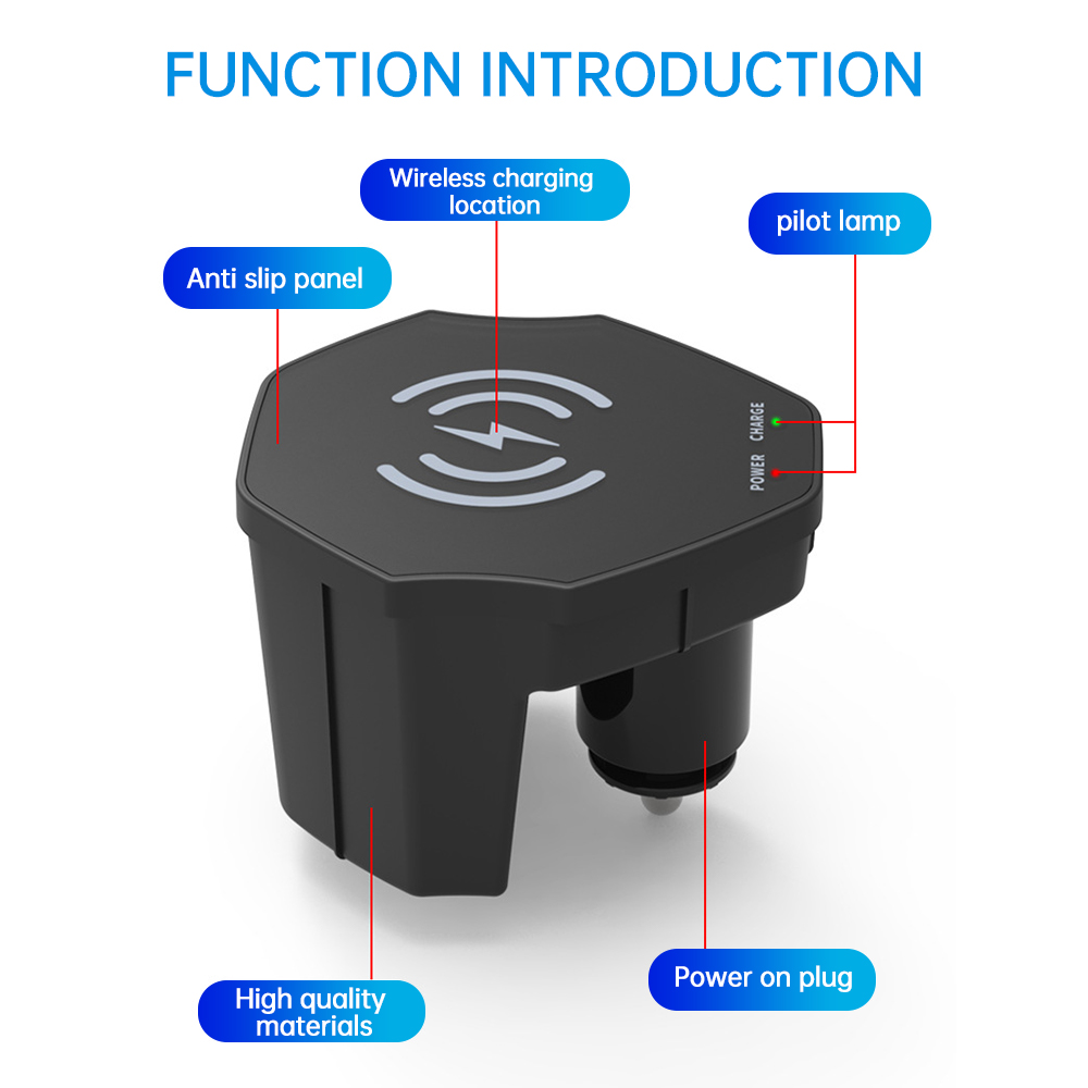15W Car wireless charger for A - Wireless Phone Charger Pad 评论和价格